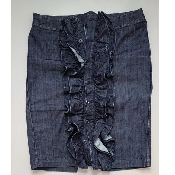 7 for all manking Jean Skirt - Picture 1 of 5